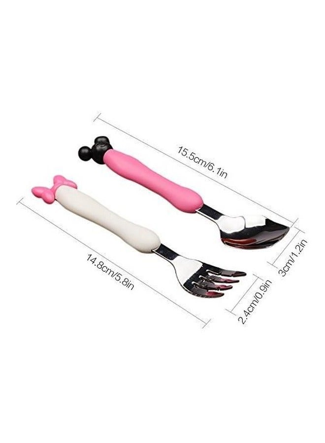 5-Set Minnie Mouse Fork And Spoon