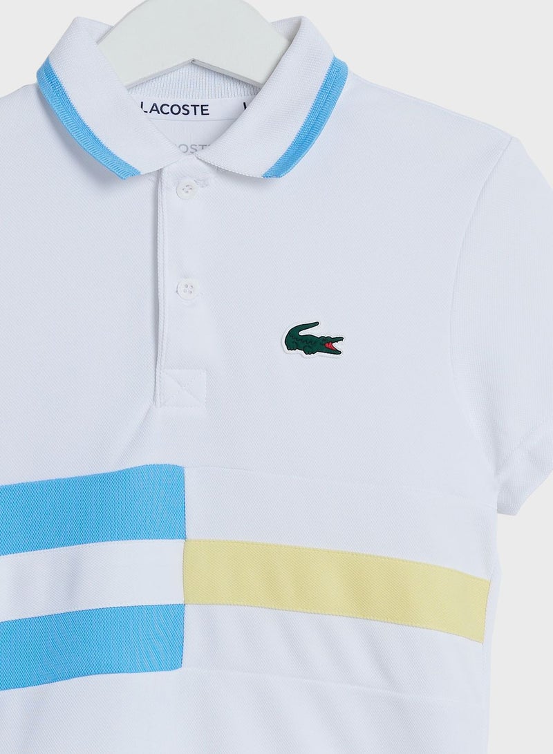 Kids Colorblock Polo