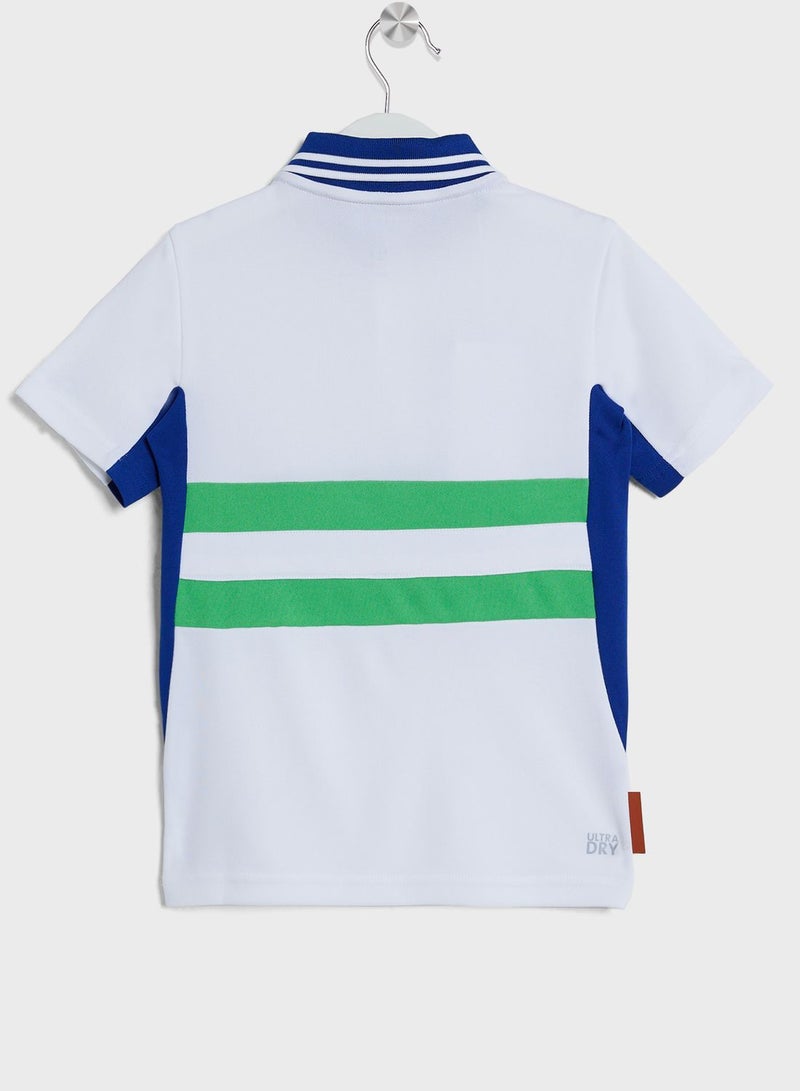 Kids Colorblock  Polo