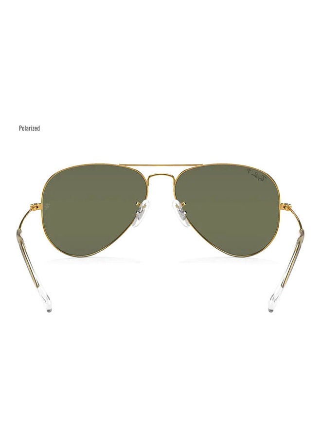 Aviator Classic Polarized Sunglasses-Lens Size:62mm