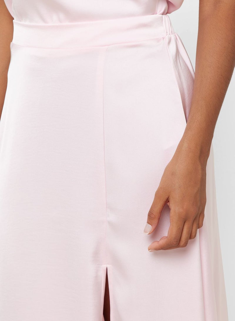 High Waist Tiered Skirt