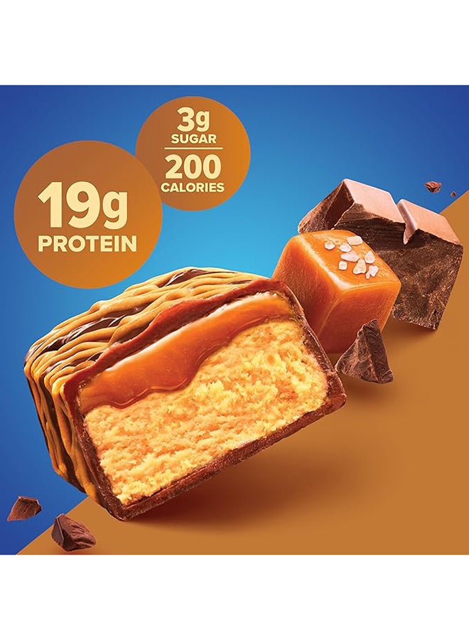 Bar Chocolate Salted Caramel 19G Protein 3G Sugar 200 Calories Gluten Free Pack Of 6 300G