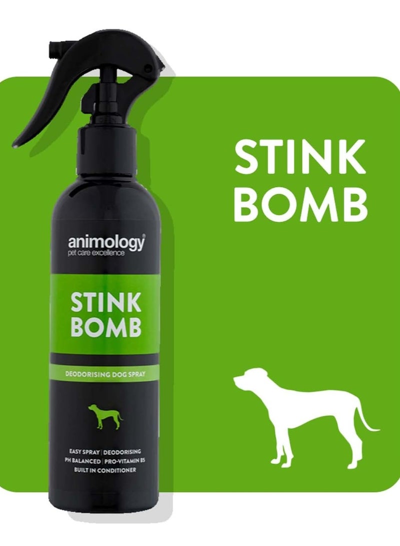 Animology Stink Bomb Deodorising Dog Spray 250ml