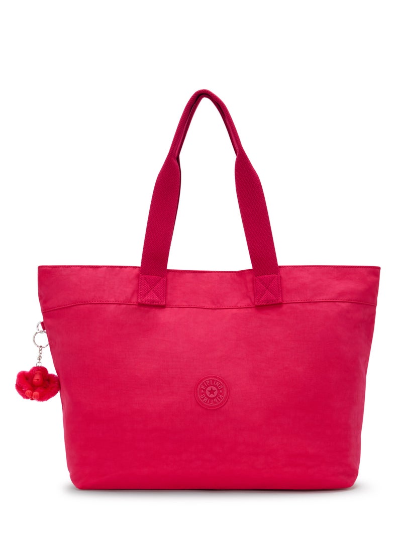 KIPLING - Colissa-Large Tote with Laptop Compartment - Confetti Pink