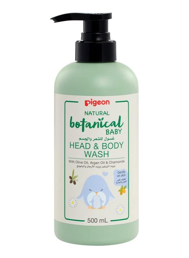 Natural Botanical Baby Head & Body Wash 2-in-1 Wash 500ml