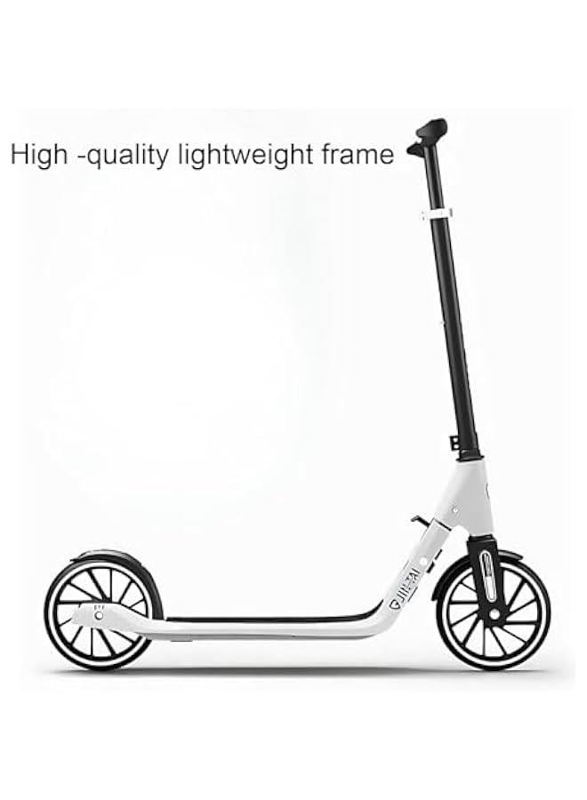 Scooter for Kids Teens Age 8-15,2 Wheel Kids Scooter with 3 Height Adjustable Handle,Foldable Kick Scooter,Lean to Steer,Non-Slip Deck,Lightweight, 220lbs/100KG Max Load