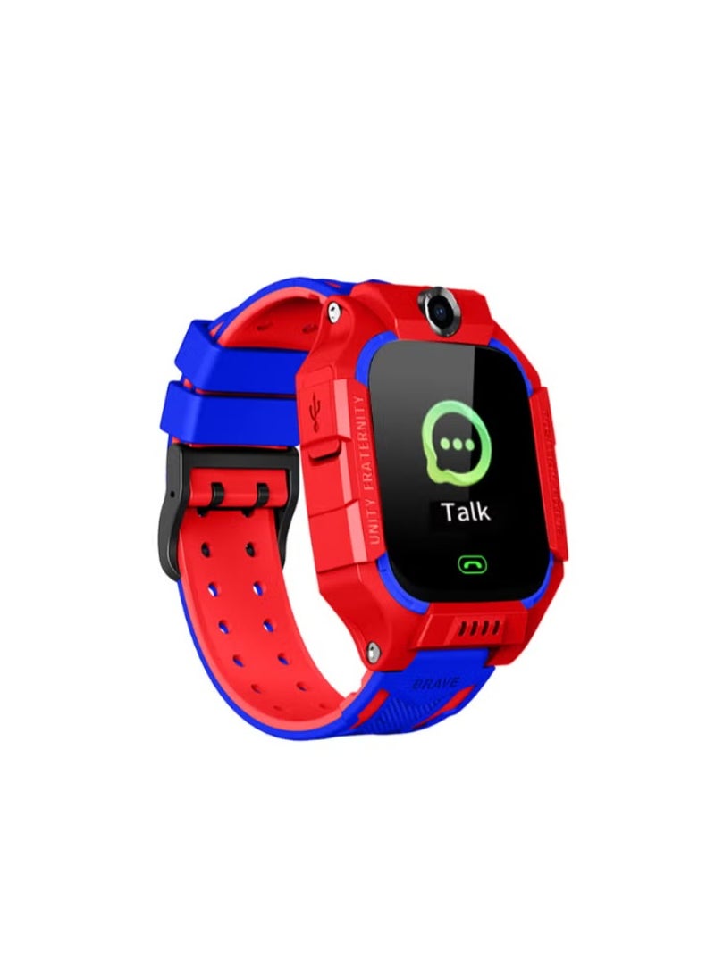 Kids Smartwatch GPS With Camera Midnight RED