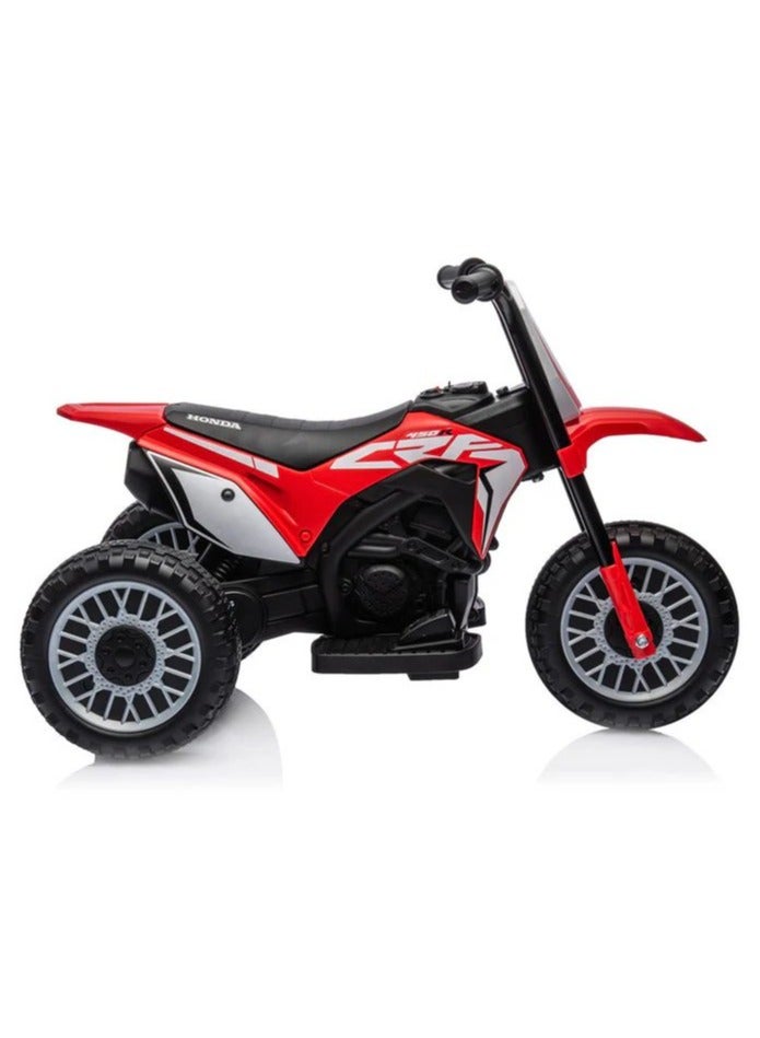 Honda CRF-450R Three Wheel Kids Motorcycle - Red 6V