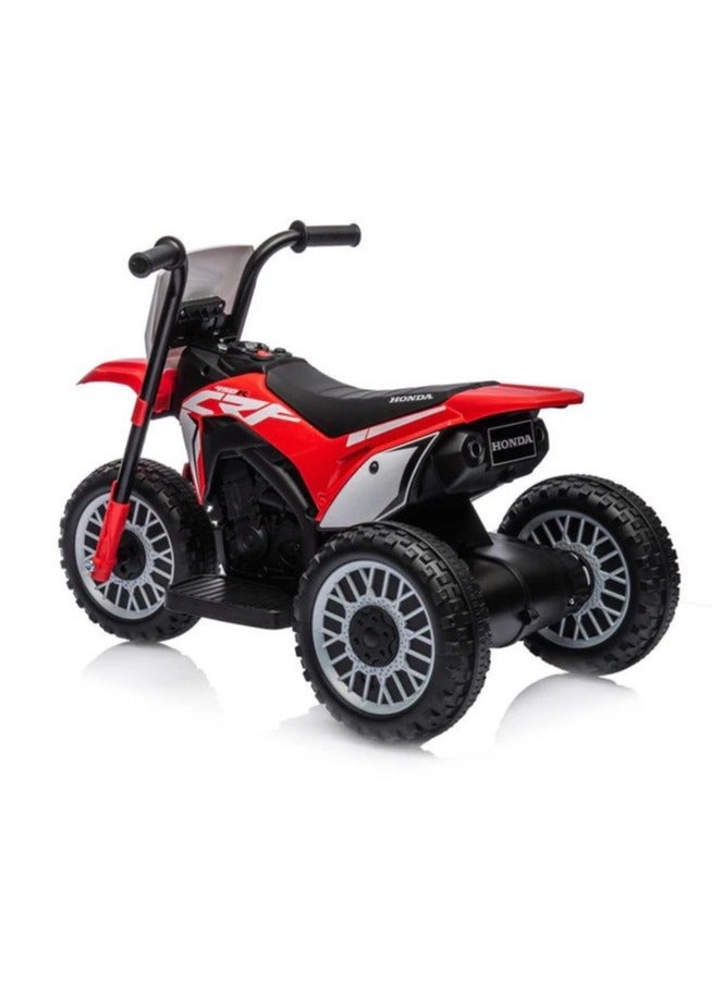 Honda CRF-450R Three Wheel Kids Motorcycle - Red 6V