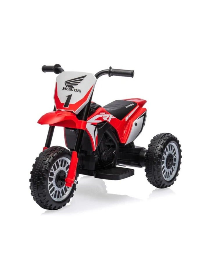 Honda CRF-450R Three Wheel Kids Motorcycle - Red 6V