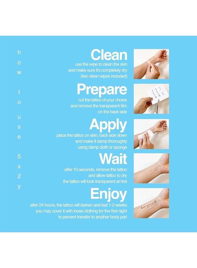 Tattoo Tech, Long Lasting Temporary Tattoos, Last 1-2 Weeks, Waterproof, Semi Permanent Tattoo, Realistic look, No Adhesive, No reflection (JDV Sunshine)