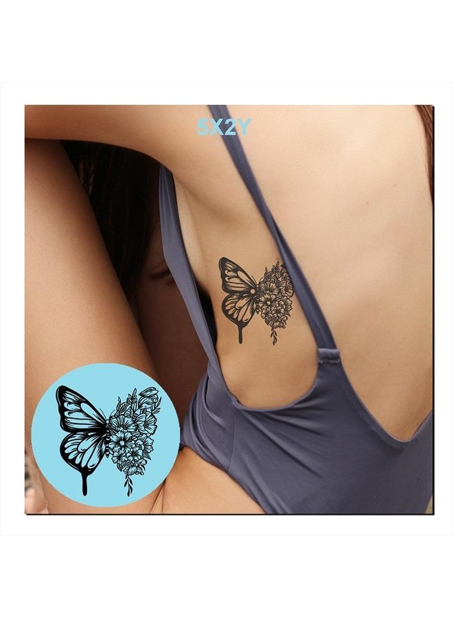Tattoo Tech, Long Lasting Temporary Tattoos, Last 1-2 Weeks, Waterproof, Semi Permanent Tattoo, Realistic look, No Adhesive, No reflection (JDV Sunshine)