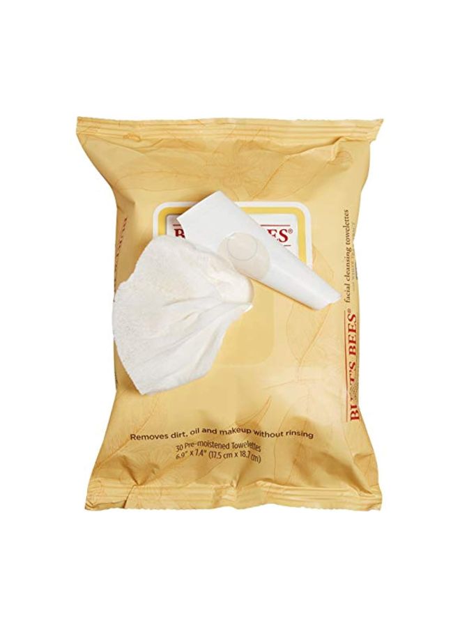 Facial Cleansing Towelettes With White Tea Extract