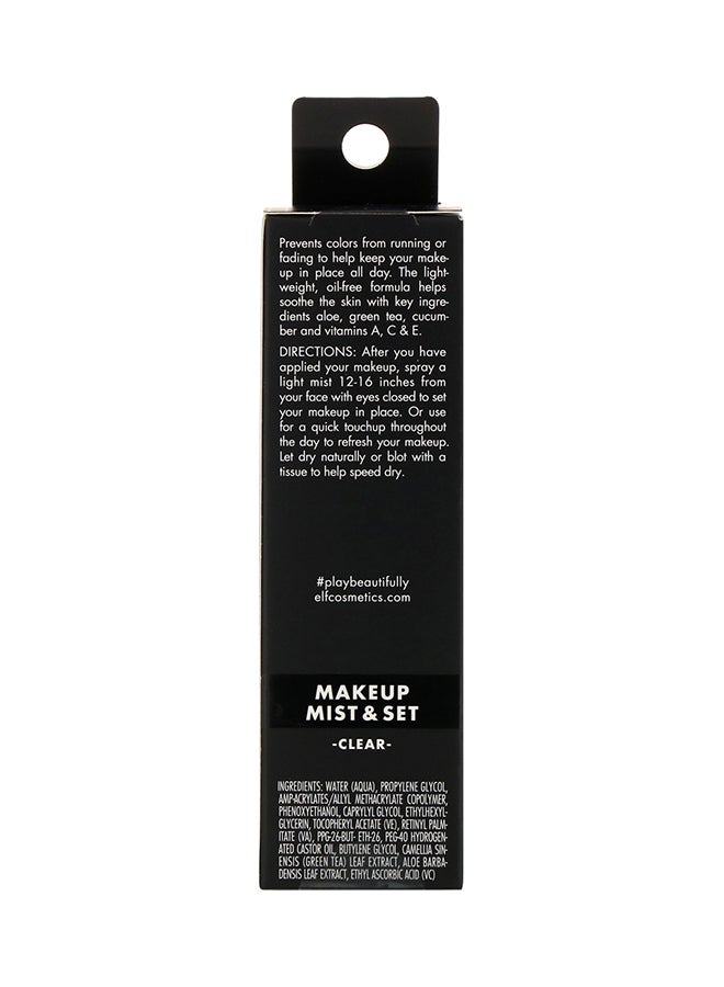 Makeup Mist And Set Spray Clear