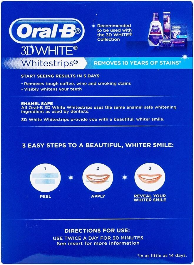 Oral-B 3D White Whitestrips, 28 Treatments