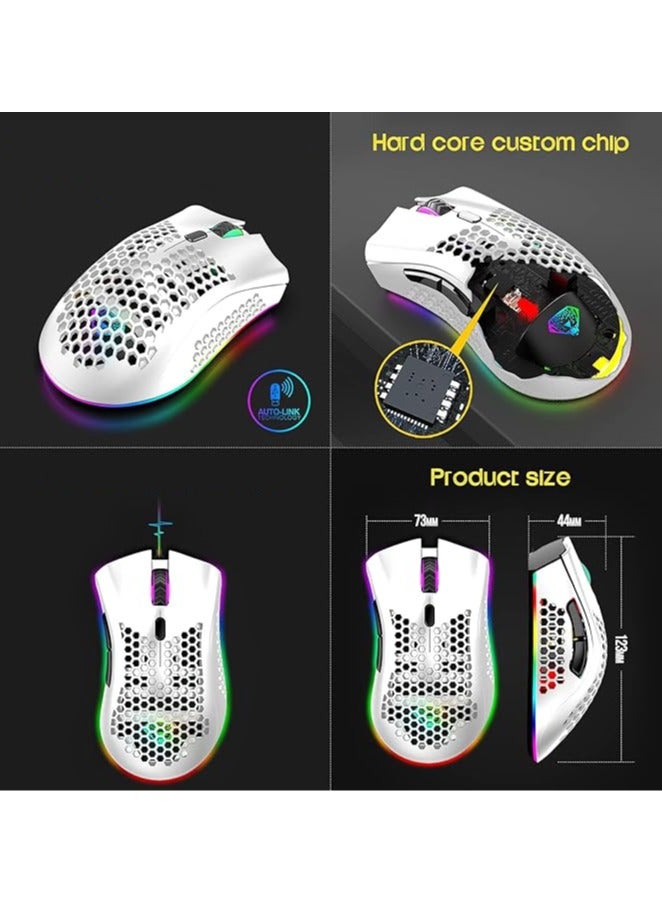 Hollow Lightweight RGB Wired Gaming USB Mouse