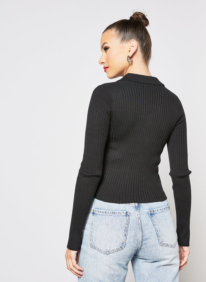 Estelle Knit Top Black