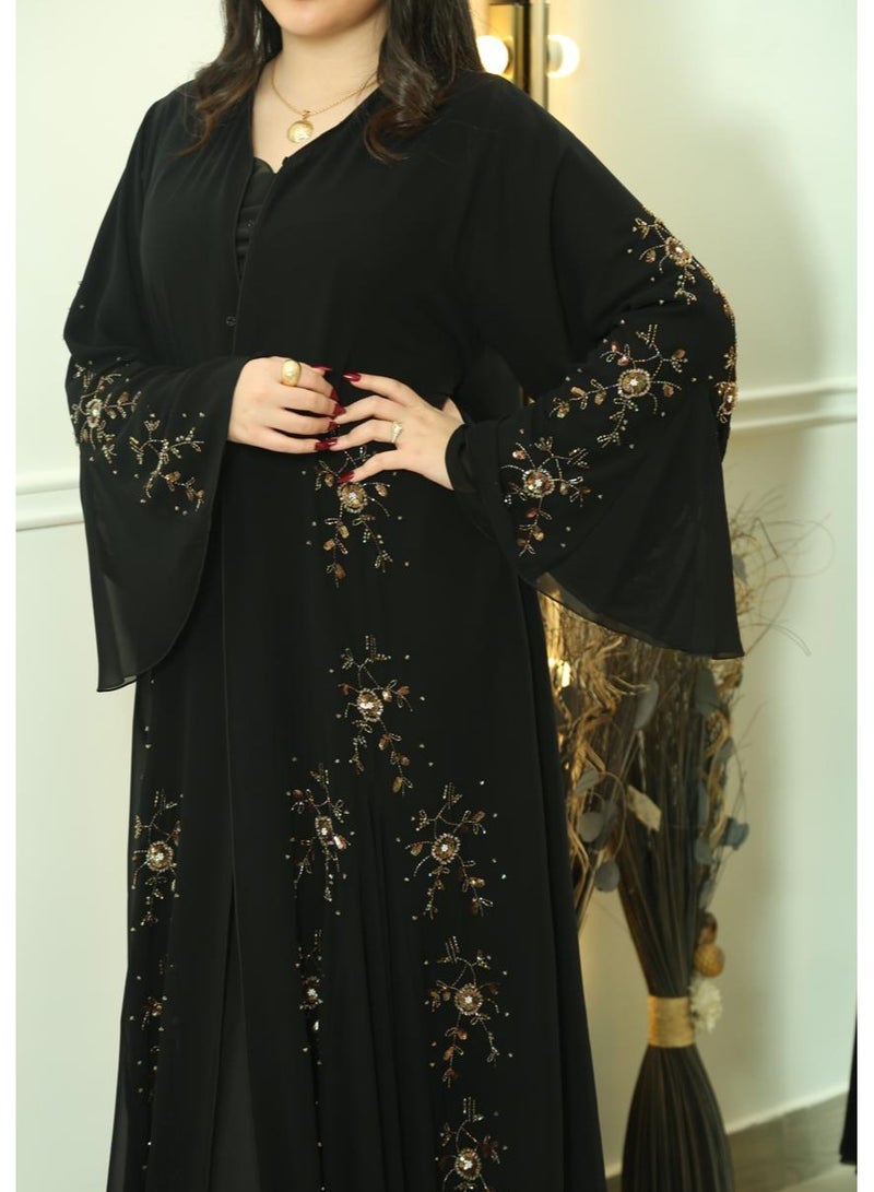 Handmade Abaya Handmade Abaya by Emirati hands by Emirati hands