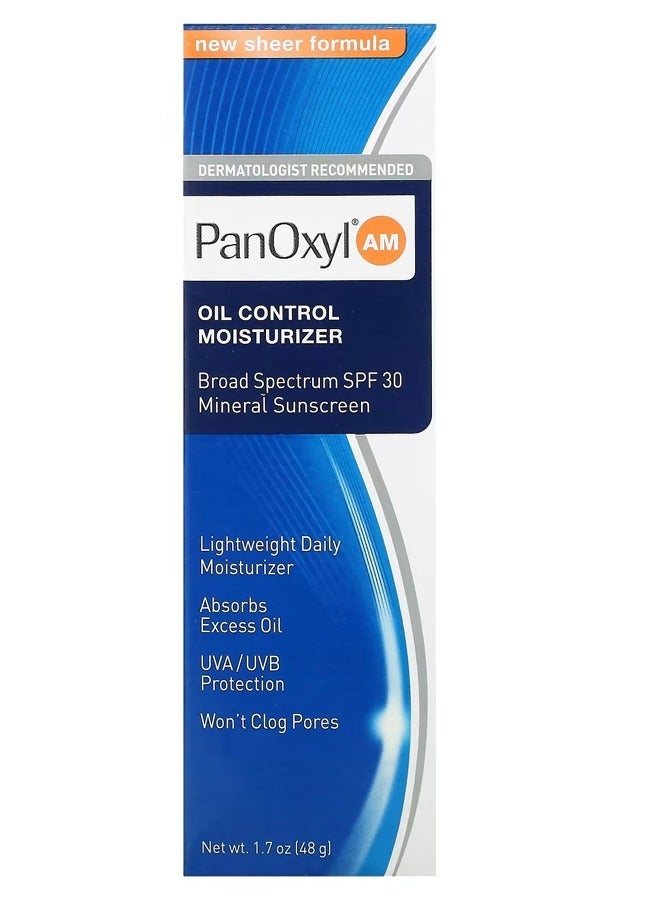 Panoxyl AM Oil Control Moisturizer SPF 30 - 48 G