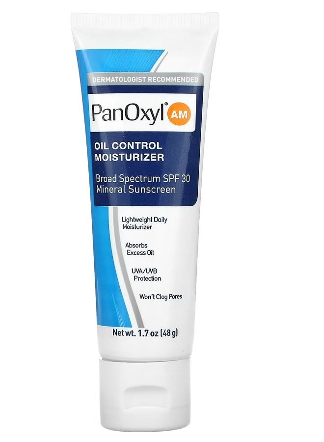 Panoxyl AM Oil Control Moisturizer SPF 30 - 48 G