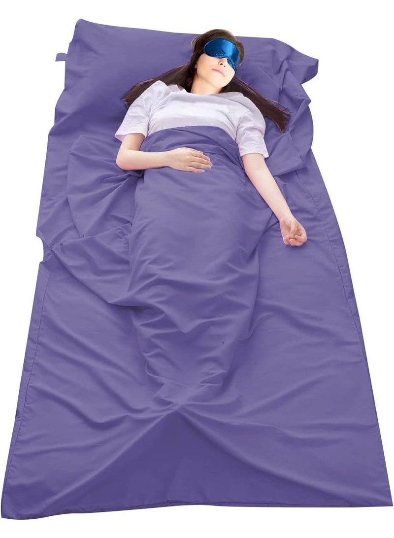 Sleeping Bag Liner Camping Travel Home Bed Sheet Lightweight Breathable Hotel Compact Sacks