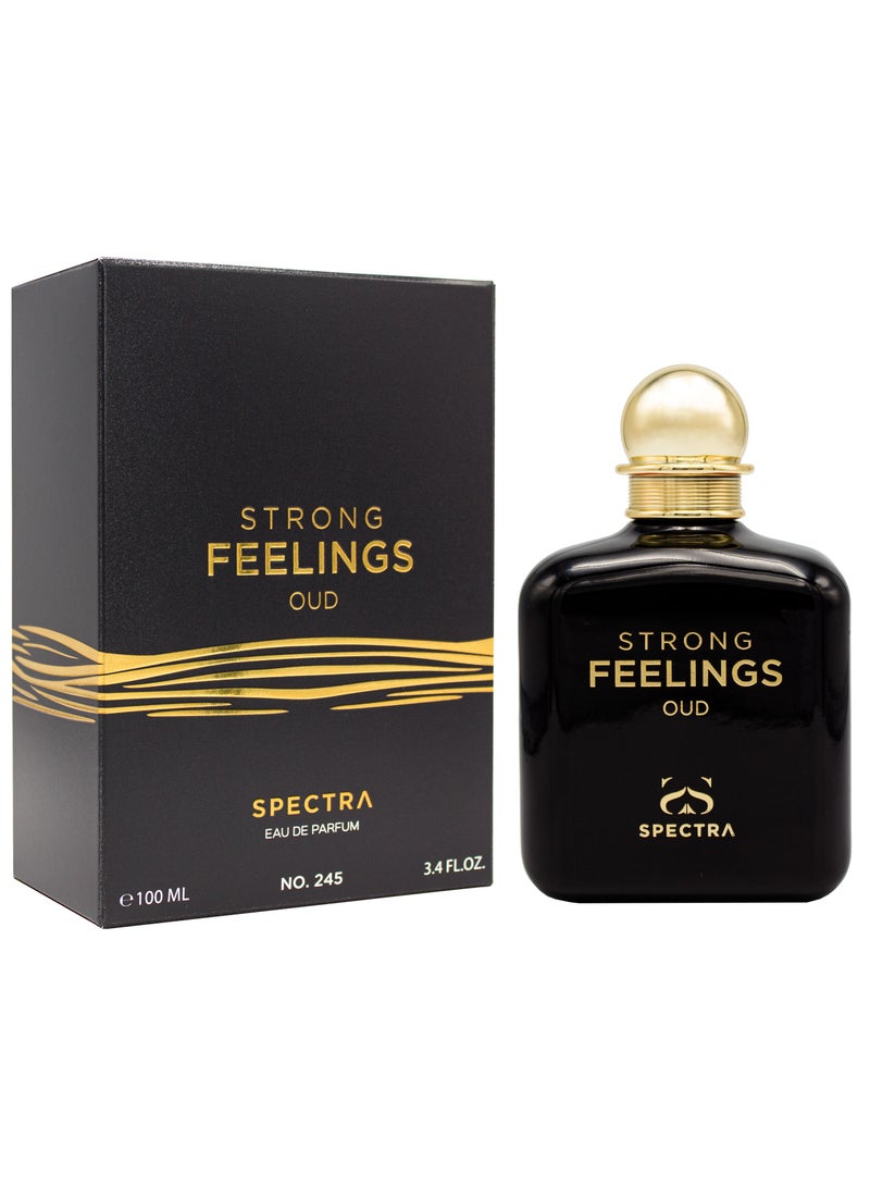 245 Strong Feelings Oud EDP Perfume For Men - 100ml