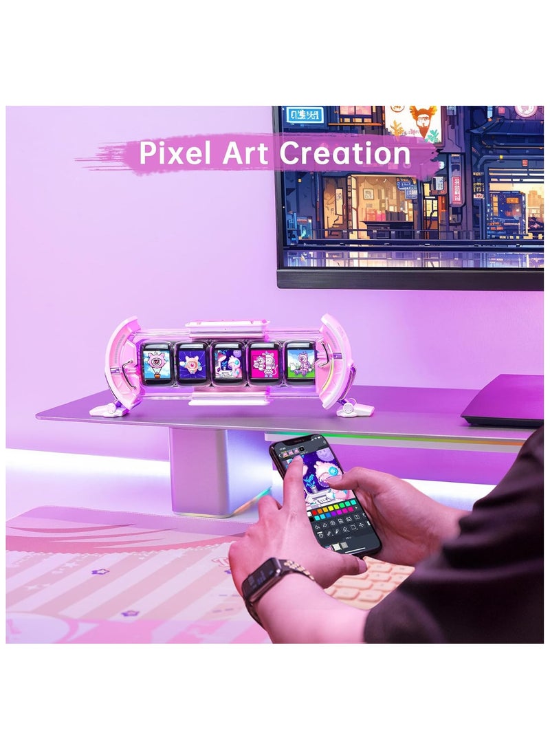 Times Gate - Cute Gaming Digital Clock with Smart App-Controlled