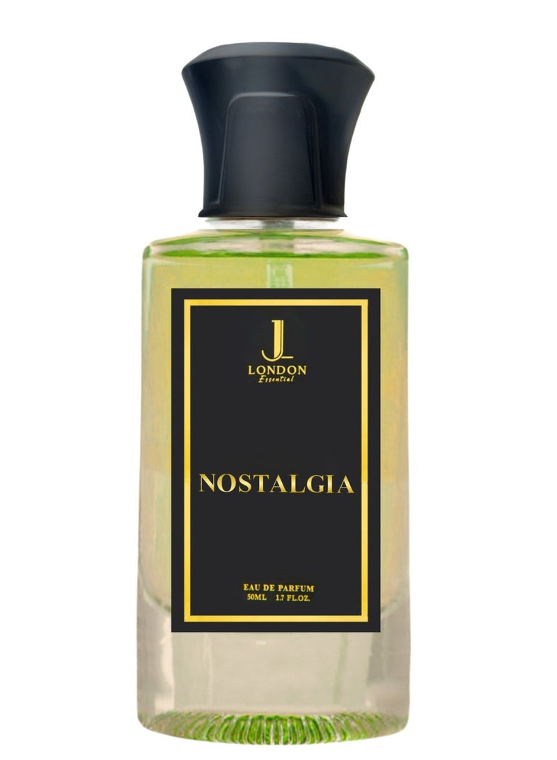 JAN LONDON ESSENTIAL - NOSTALGIA EDP Perfume For Men And Women Long Lasting Unisex Fragrance Inspired Perfumes for Ladies & Gents 50ml