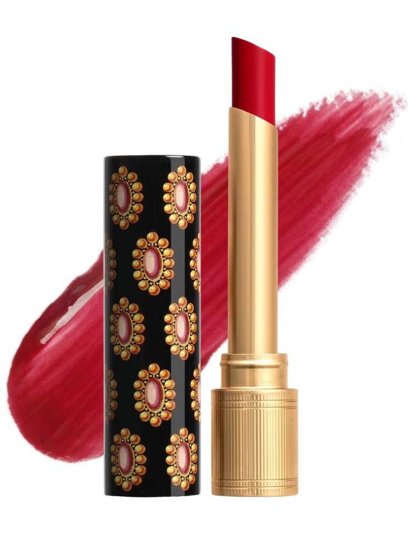 GUCCI Glow & Care Shine Lipstick 508 Diana Amber - red amber 0.06 oz/ 1.8 mL