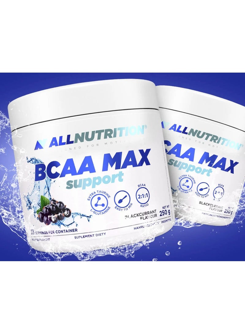ALLNUTRITION BCAA MAX Support Blackcurrant Flavor 250g 33 Serving
