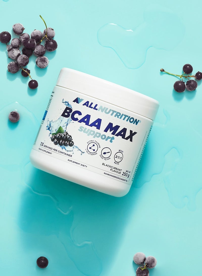 ALLNUTRITION BCAA MAX Support Blackcurrant Flavor 250g 33 Serving