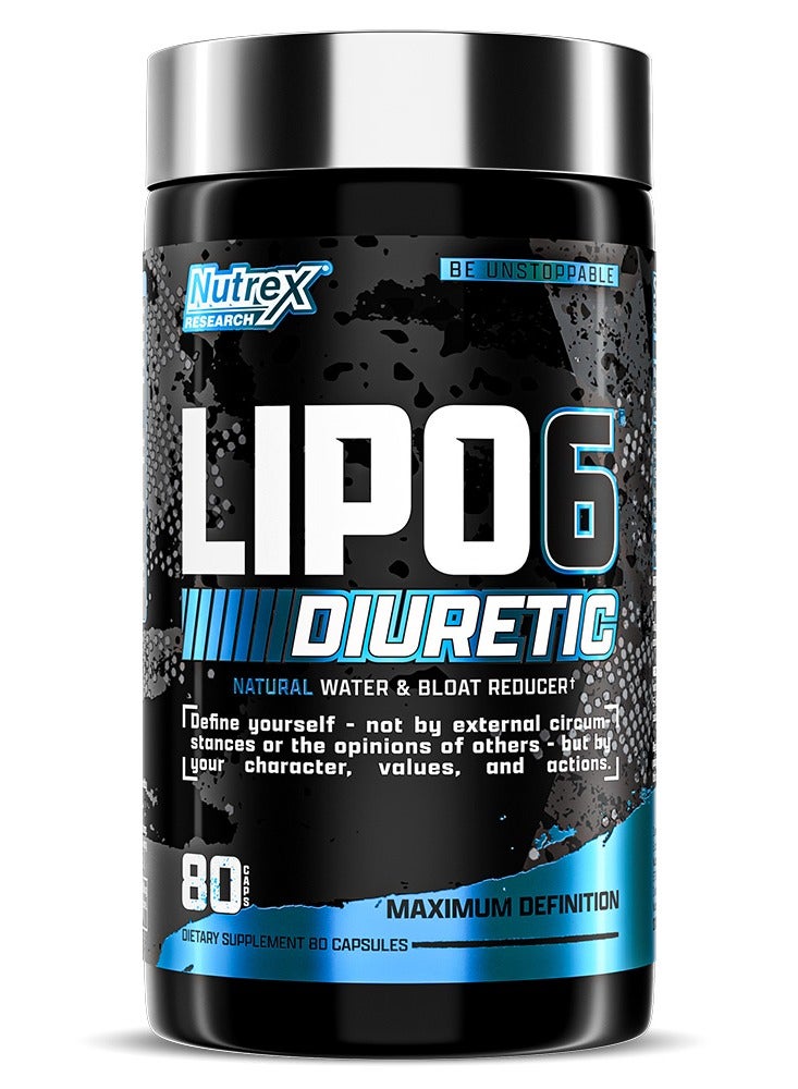 Lipo6 Black Diuretic 80 Capsules