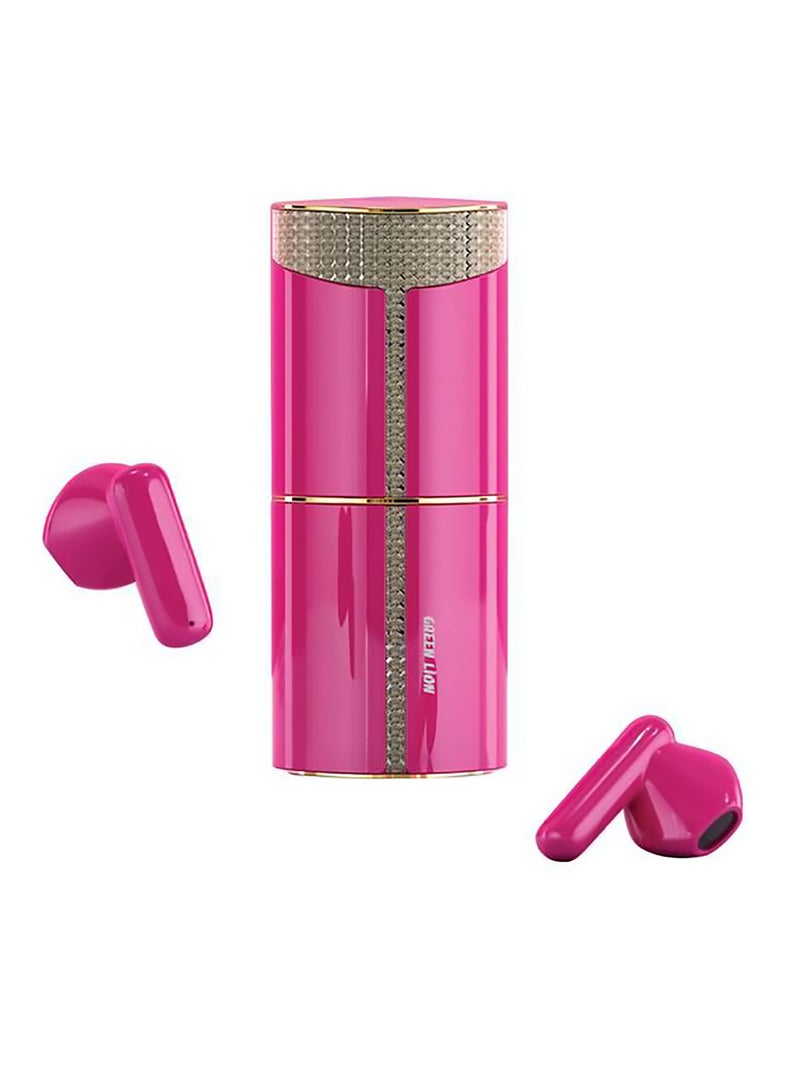 Lipstick True Wireless Earbuds - Pink