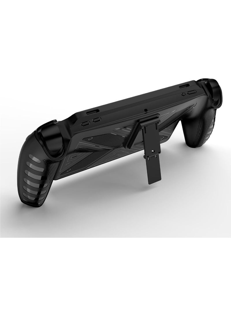 Case for PlayStation Portal Remote Player - With Stand - Soft TPU Bumper - Anti Slip - Easy to Grip