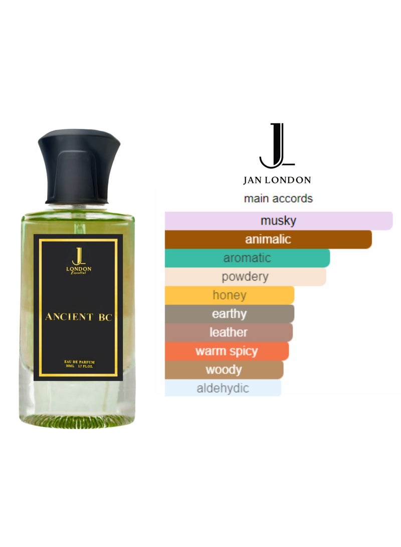 JAN LONDON ESSENTIAL EDP ANCIENT BC Perfume For Men And Women Inspired by KOUROS YSL 50ml
