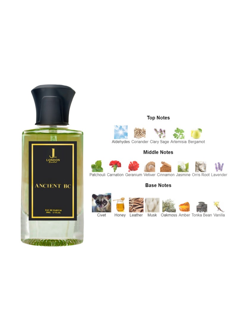 JAN LONDON ESSENTIAL EDP ANCIENT BC Perfume For Men And Women Inspired by KOUROS YSL 50ml
