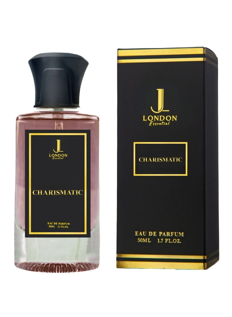 JAN LONDON ESSENTIAL - CHARISMATIC EDP Perfume For Men And Women Long Lasting Unisex Fragrance Inspired Perfumes for Ladies & Gents 50ml
