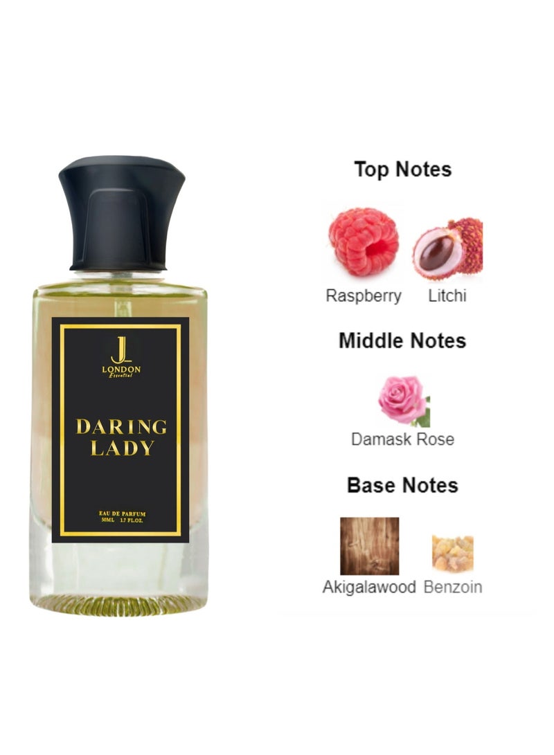JAN LONDON ESSENTIAL EDP DARING LADY Perfume For Men And Women Inspired by ANGEL NOVA MUGLER 50ml