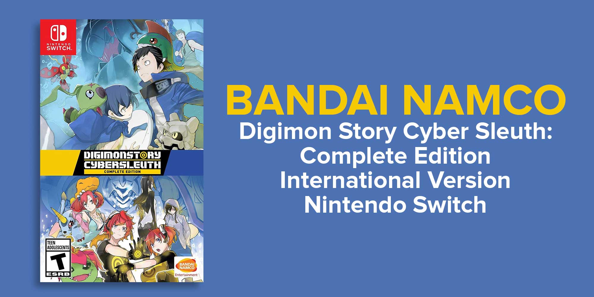 Digimon Story Cyber Sleuth: Complete Edition (Intl Version) - Nintendo Switch