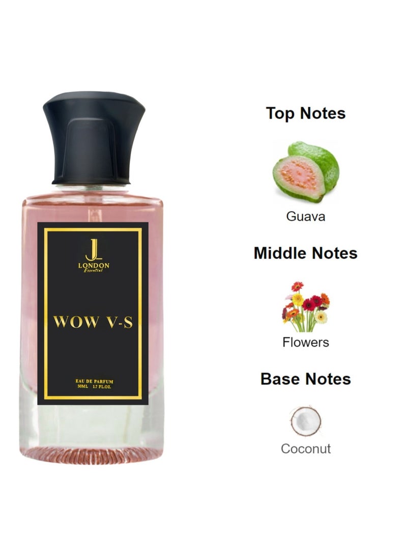 JAN LONDON ESSENTIAL EDP WOW V-S Perfume For Men And Women Inspired by VERY SECSY NOW VICTORIA'S SECRET 50ml