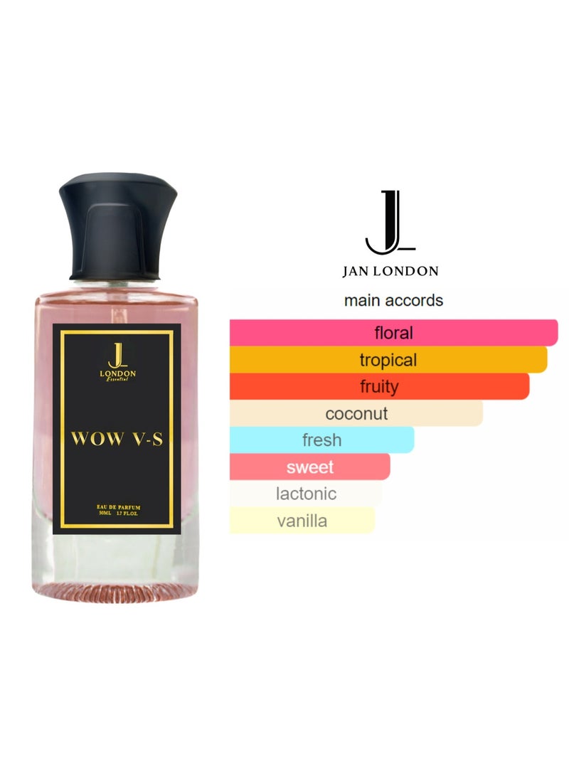 JAN LONDON ESSENTIAL EDP WOW V-S Perfume For Men And Women Inspired by VERY SECSY NOW VICTORIA'S SECRET 50ml