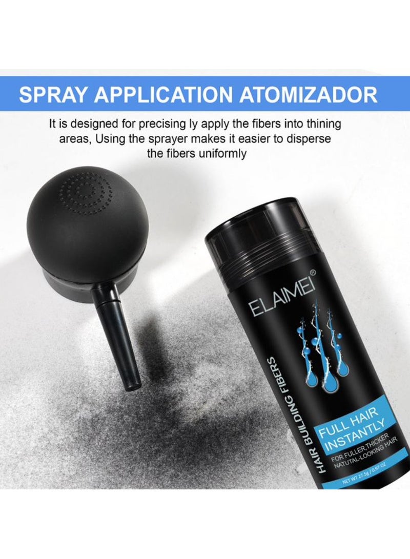 Pack Of 2 Hair Thickening Fibers with Free Applicator For Both Men and Women 2 X 27.5g