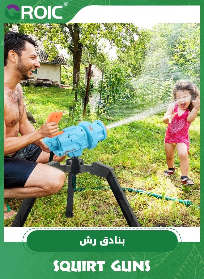 Water Gun for Kids, Gatling Squirt Guns for Kids Water Cannon Super Soaker Automatic Water Gun High Powered Water Guns for Adults Water Fighting Summer Toys Outdoor Party Toys for Kids