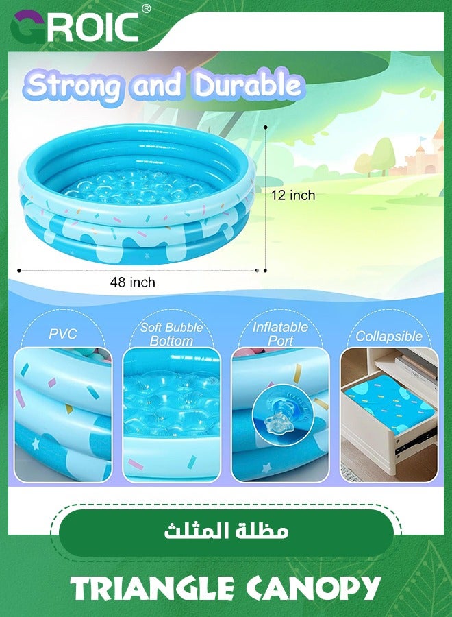 Inflatable Kiddie Pool, 48