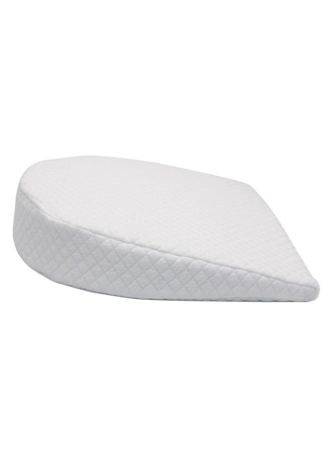 Baby Wedge Pillow Baby Anti-vomiting Pillows Soft Round Crib Wedge Pillow With Washable Cover 15-Degree Sleeping Nursing Pillow Feeding Pillows for Inflant