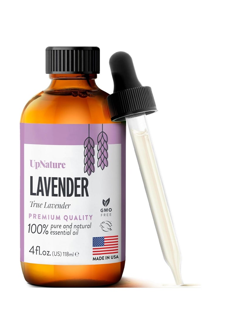 UpNature Lavender Essential Oil Pure - 100% Natural & Pure Lavender Oil - Essential Oils for Diffuser - Aromatherapy Oil - Massage