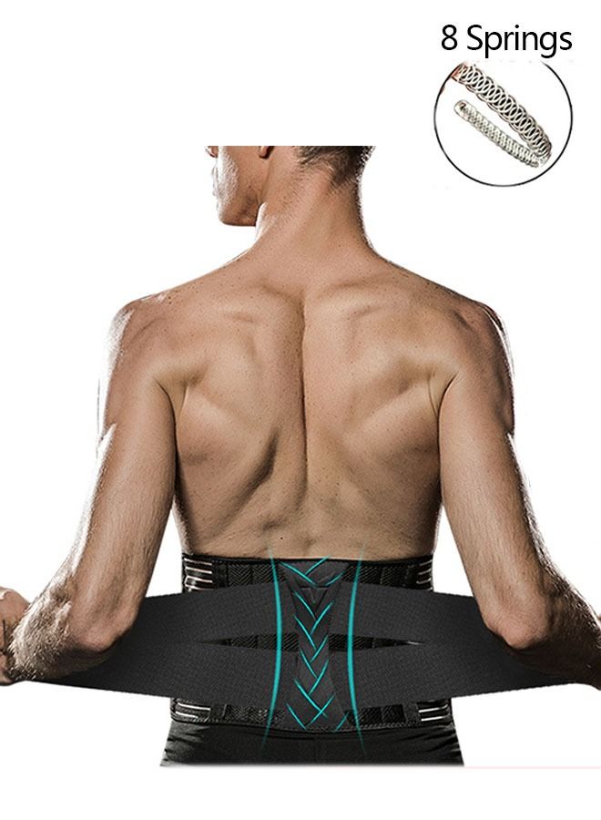 Lumbar Lower Back Brace,Abdominal training belt for Women& Men, Breathable Stabilizing Waist Lumbar Lower Back Brace Support Belt for Sciatica Herniated Disc Scoliosis Back Pain Relief