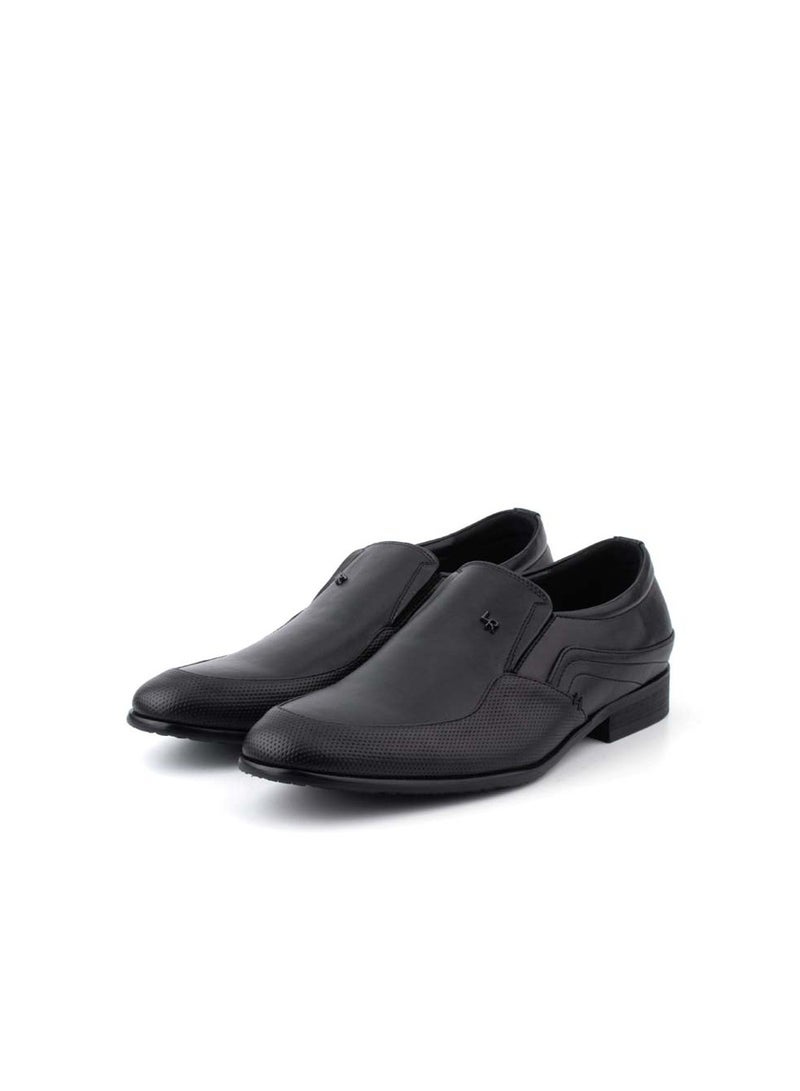 LARRIE Smart Formal Slip On Men Shoes - (Black)