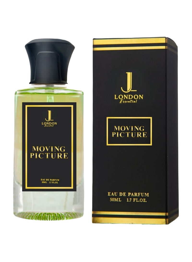 JAN LONDON ESSENTIAL - MOVING PICTURE EDP Perfume For Men And Women Long Lasting Unisex Fragrance Inspired Perfumes for Ladies & Gents 50ml