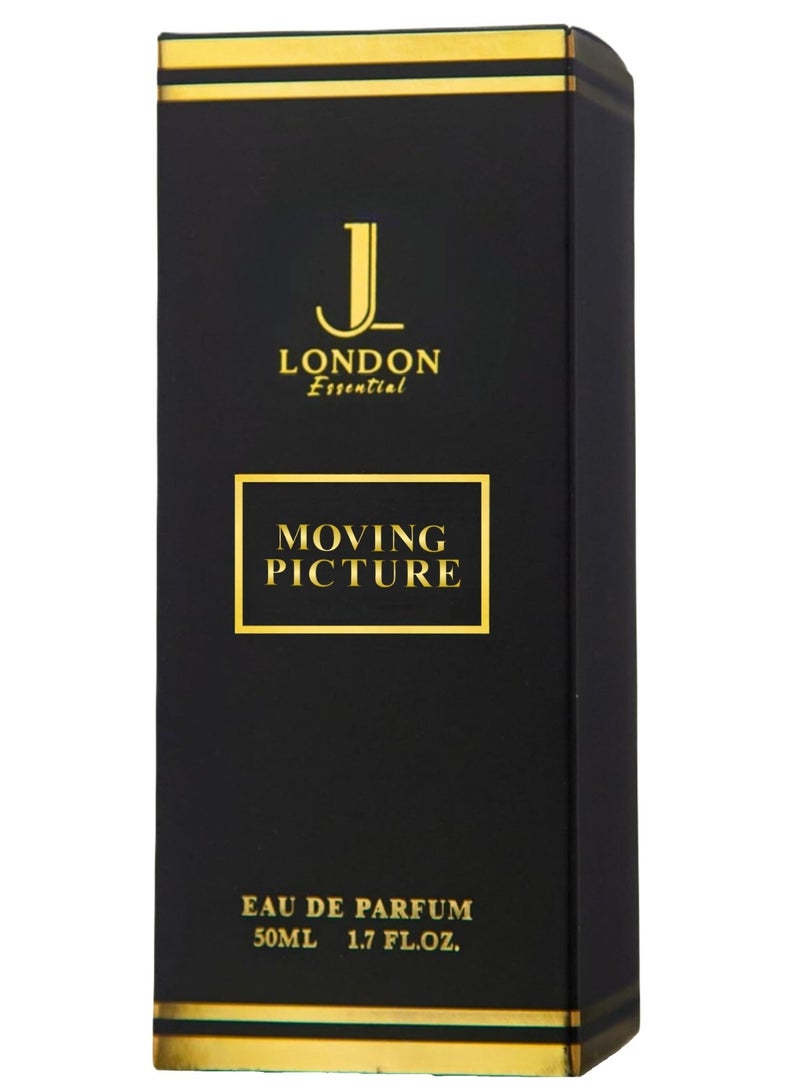 JAN LONDON ESSENTIAL - MOVING PICTURE EDP Perfume For Men And Women Long Lasting Unisex Fragrance Inspired Perfumes for Ladies & Gents 50ml